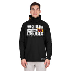 Washington Commanders New Era Functional Fandom Balaclava Helmet Stripe Tri-Blend Hoodie - Black online