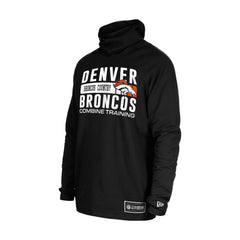 Denver Broncos New Era Functional Fandom Balaclava Helmet Stripe Tri-Blend Hoodie - Black cheap