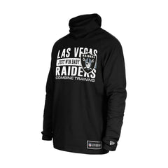 Las Vegas Raiders New Era Functional Fandom Balaclava Helmet Stripe Tri-Blend Hoodie - Black outlet