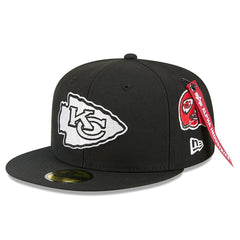 Kansas City Chiefs New Era x Alpha Industries 59FIFTY Fitted Hat - Black outlet