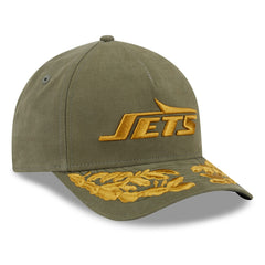 New York Jets New Era x Alpha Industries A-Frame 9FORTY Adjustable Hat - Olive outlet