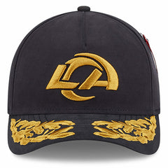 Los Angeles Rams New Era x Alpha Industries A-Frame 9FORTY Adjustable Hat - Black cheap