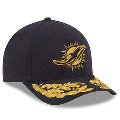 Miami Dolphins New Era x Alpha Industries A-Frame 9FORTY Adjustable Hat - Black for sale