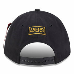 San Francisco 49ers New Era x Alpha Industries A-Frame 9FORTY Adjustable Hat - Black sale
