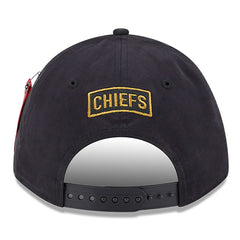 Kansas City Chiefs New Era x Alpha Industries A-Frame 9FORTY Adjustable Hat - Black cheap