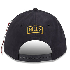Buffalo Bills New Era x Alpha Industries A-Frame 9FORTY Adjustable Hat - Black on sale
