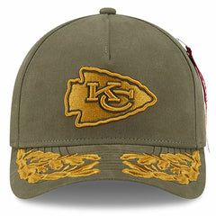 Kansas City Chiefs New Era x Alpha Industries A-Frame 9FORTY Adjustable Hat - Olive online