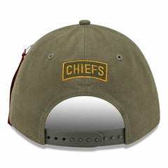 Kansas City Chiefs New Era x Alpha Industries A-Frame 9FORTY Adjustable Hat - Olive online