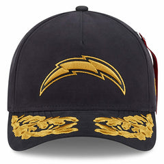 Los Angeles Chargers New Era x Alpha Industries A-Frame 9FORTY Adjustable Hat - Black discount