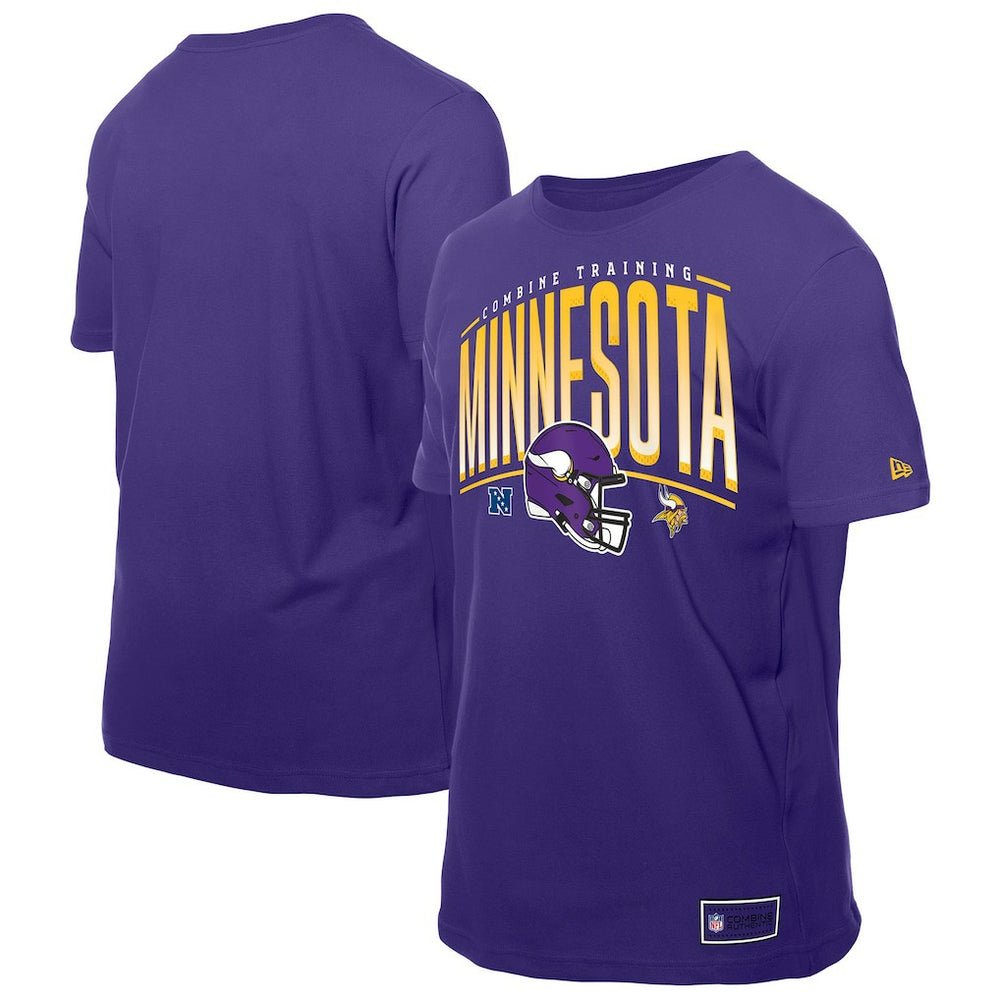 Minnesota Vikings New Era Combine Authentic Training Throwback T-Shirt - Purple for sale