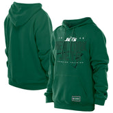 New York Jets New Era Combine Authentic Local State Throwback Hoodie - Green sale
