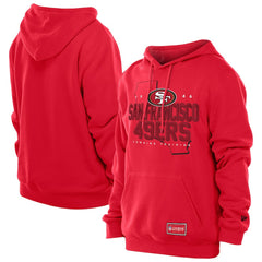 San Francisco 49ers New Era Combine Authentic Local State Throwback Hoodie - Scarlet on sale