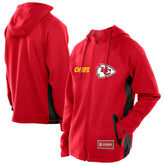 Kansas City Chiefs New Era Combine Authentic Raglan Scuba Full-Zip Hoodie - Red cheap