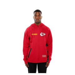 Kansas City Chiefs New Era Combine Authentic Raglan Scuba Full-Zip Hoodie - Red cheap