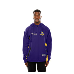 Minnesota Vikings New Era Combine Authentic Raglan Scuba Full-Zip Hoodie - Purple discount