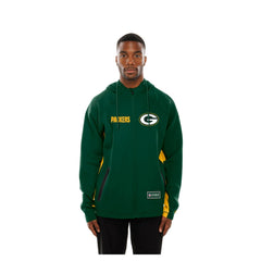Green Bay Packers New Era Combine Authentic Raglan Scuba Full-Zip Hoodie - Green on sale