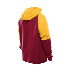 Washington Commanders New Era Combine Authentic Color Block Raglan Pullover Hoodie - Burgundy for sale