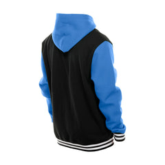 Detroit Lions New Era Full-Snap Fleece Hoodie Jacket - Black discount