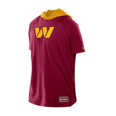 Washington Commanders New Era Combine Authentic Hooded Raglan Short-Sleeve T-Shirt - Scarlet cheap