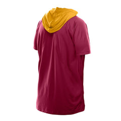 Washington Commanders New Era Combine Authentic Hooded Raglan Short-Sleeve T-Shirt - Scarlet cheap
