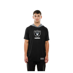 Las Vegas Raiders New Era Combine Authentic Hooded Raglan Short-Sleeve T-Shirt - Black sale