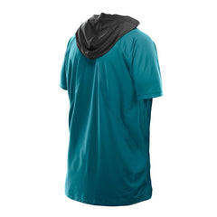 Jacksonville Jaguars New Era Combine Authentic Hooded Raglan Short-Sleeve T-Shirt - Teal outlet