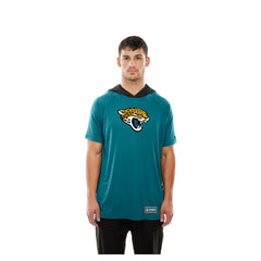 Jacksonville Jaguars New Era Combine Authentic Hooded Raglan Short-Sleeve T-Shirt - Teal outlet