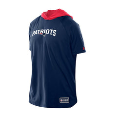 New England Patriots New Era Combine Authentic Hooded Raglan Short-Sleeve T-Shirt - Navy discount
