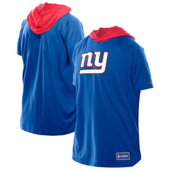New York Giants New Era Combine Authentic Hooded Raglan Short-Sleeve T-Shirt - Royal cheap