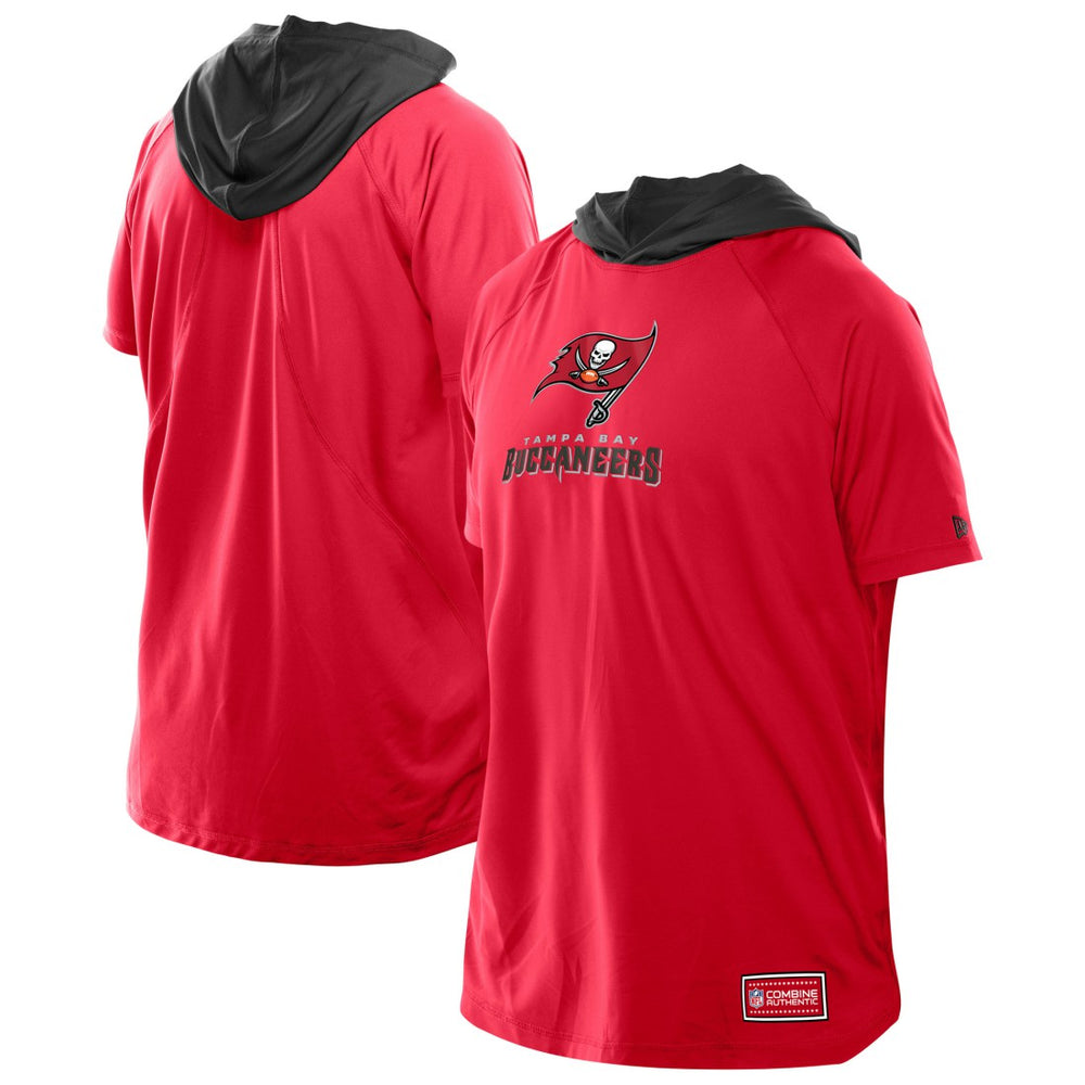 Tampa Bay Buccaneers New Era Combine Authentic Hooded Raglan Short-Sleeve T-Shirt - Red online
