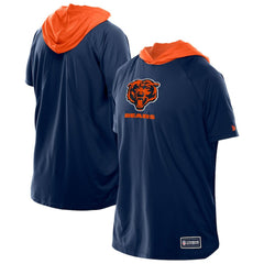 Chicago Bears New Era Combine Authentic Hooded Raglan Short-Sleeve T-Shirt - Navy online