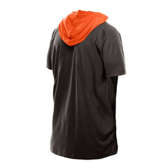 Cleveland Browns New Era Combine Authentic Hooded Raglan Short-Sleeve T-Shirt - Brown outlet