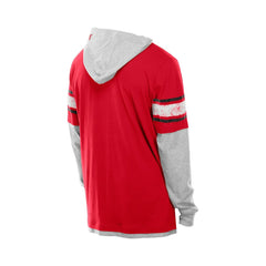 Kansas City Chiefs New Era Twofer Layered Long Sleeve Hoodie T-Shirt - Red for sale