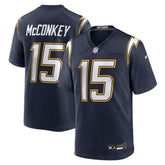 Ladd McConkey Los Angeles Chargers Alternate Super Chargers Game Player Jersey - Navy online