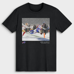 Josh Allen Buffalo Bills NFL Flash Features Week 13 T-Shirt - Black discount