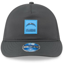 Los Angeles Chargers New Era 2025 Sideline Cold Weather Retro Crown 59FIFTY Fitted Hat - Charcoal discount
