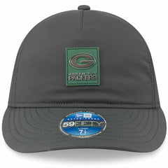 Green Bay Packers New Era 2025 Sideline Cold Weather Retro Crown 59FIFTY Fitted Hat - Charcoal cheap