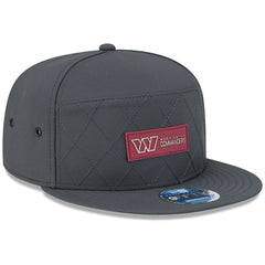 Washington Commanders New Era 2025 Sideline Cold Weather Split Panel 9FIFTY Snapback Hat - Charcoal outlet