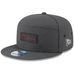 Atlanta Falcons New Era 2025 Sideline Cold Weather Split Panel 9FIFTY Snapback Hat - Charcoal for sale