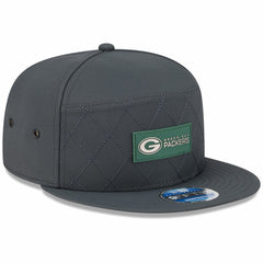 Green Bay Packers New Era 2025 Sideline Cold Weather Split Panel 9FIFTY Snapback Hat - Charcoal sale