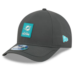 Miami Dolphins New Era 2025 Sideline Cold Weather 9FORTY M-Crown Adjustable Hat - Charcoal on sale
