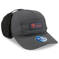 Chicago Bears New Era 2025 Sideline Cold Weather Runner Dog Ear Adjustable Hat - Charcoal for sale