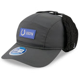 Indianapolis Colts New Era 2025 Sideline Cold Weather Runner Dog Ear Adjustable Hat - Charcoal for sale