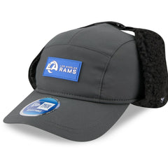 Los Angeles Rams New Era 2025 Sideline Cold Weather Runner Dog Ear Adjustable Hat - Charcoal discount