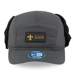 New Orleans Saints New Era 2025 Sideline Cold Weather Runner Dog Ear Adjustable Hat - Charcoal cheap