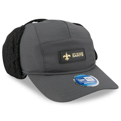 New Orleans Saints New Era 2025 Sideline Cold Weather Runner Dog Ear Adjustable Hat - Charcoal cheap