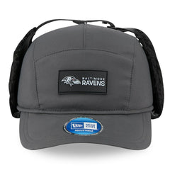 Baltimore Ravens New Era 2025 Sideline Cold Weather Runner Dog Ear Adjustable Hat - Charcoal for sale