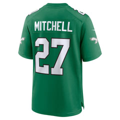 Quinyon Mitchell Philadelphia Eagles Alternate Game Jersey - Kelly Green sale