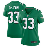 Cooper DeJean Philadelphia Eagles Women's Alternate Game Jersey - Kelly Green on sale