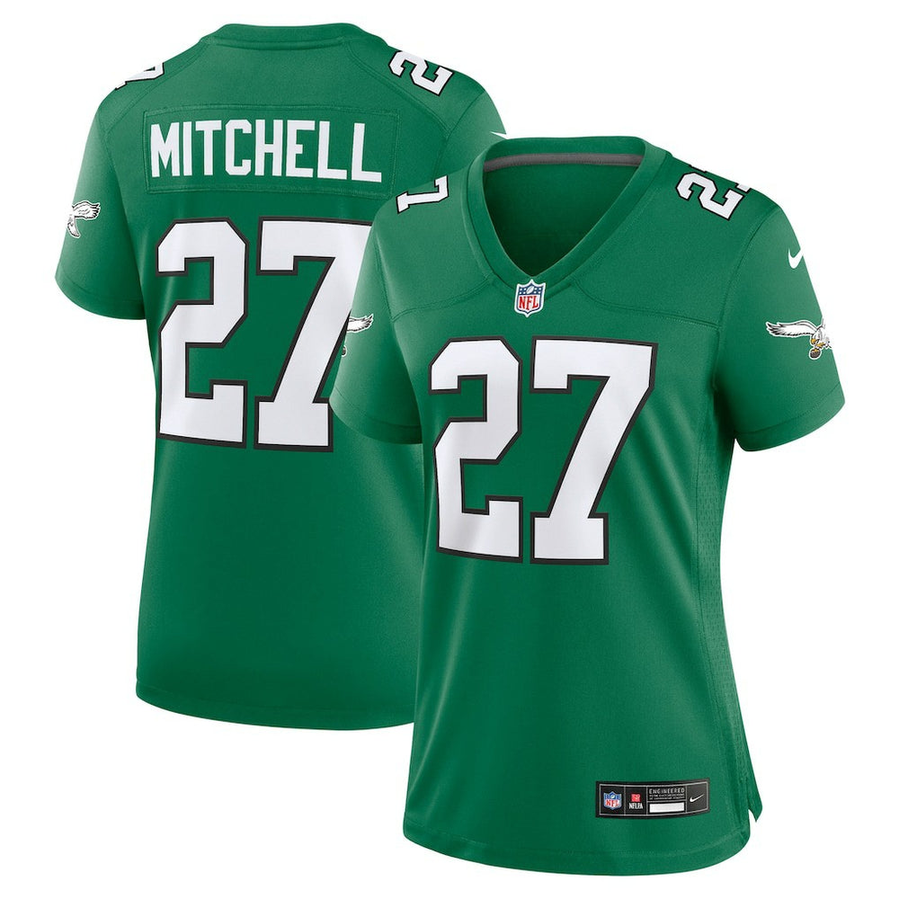 Quinyon Mitchell Philadelphia Eagles Women's Alternate Game Jersey - Kelly Green outlet